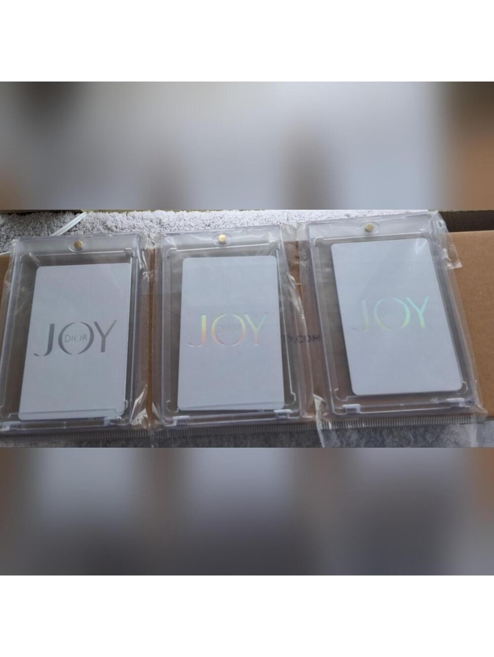 Dior White Joy Cards Elegant Design
